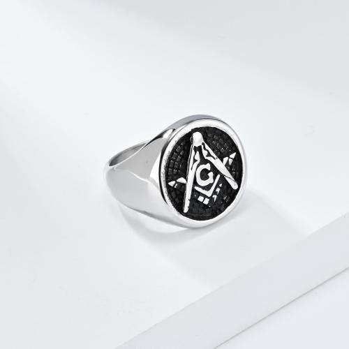 Bague en acier inoxydable, Acier inoxydable 304, poli, bijoux de mode & normes différentes pour le choix & pour homme, plus de couleurs à choisir, Vendu par PC