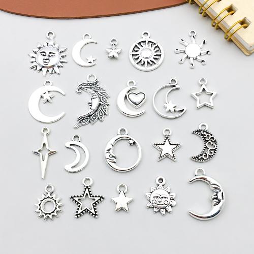 Tibetan Style Pendants, plated, DIY & different styles for choice, more colors for choice, 100PCs/Bag, Sold By Bag