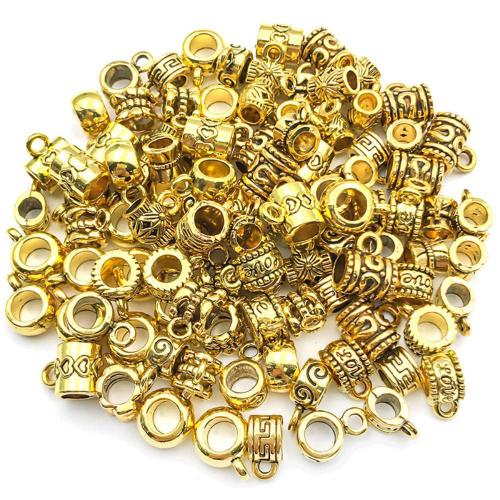 Tibetan Style Bail Beads, plated, DIY & different styles for choice, more colors for choice, 100PCs/Bag, Sold By Bag