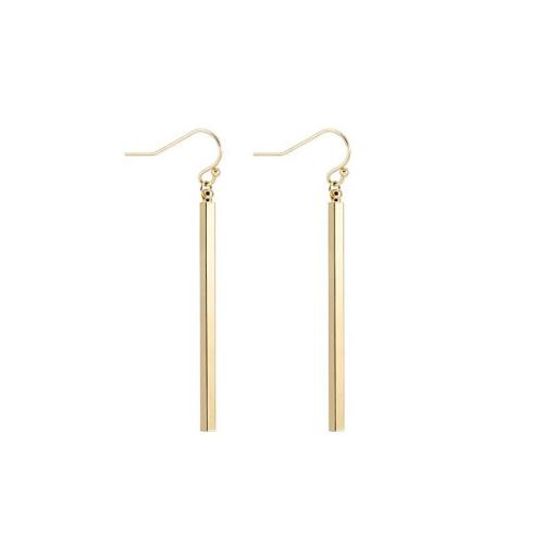 Brass Drop Earring, Geometrical Pattern, plated, fashion jewelry & different styles for choice & for woman, 60mm, Sold By Pair