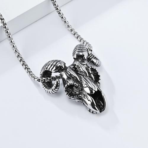 Stainless Steel Jewelry Necklace, 304 Stainless Steel, polished, fashion jewelry & different styles for choice & for man, more colors for choice, Sold By PC