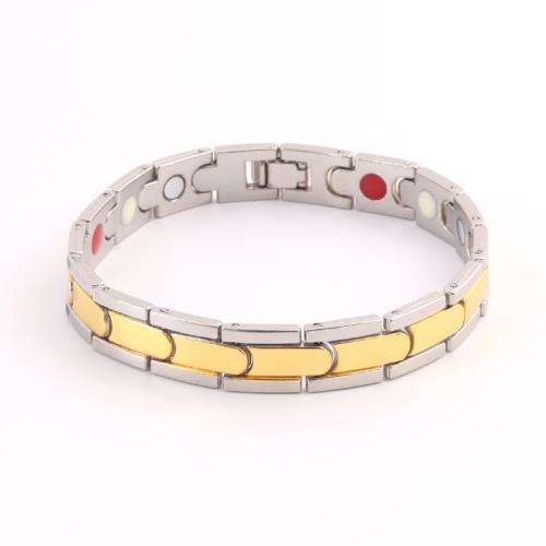 Stainless Steel Jewelry Bracelet, 304 Stainless Steel, plated, fashion jewelry & Unisex, more colors for choice, Sold By PC