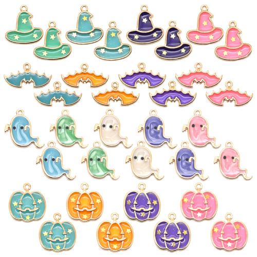 Fashion Halloween Pendant, Tibetan Style, plated, Halloween Design & DIY, more colors for choice, 100PCs/Bag, Sold By Bag