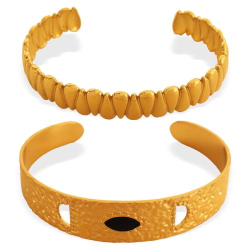 Bracelet en acier inoxydable, Acier inoxydable 304, Placage, bijoux de mode & styles différents pour le choix & pour femme, plus de couleurs à choisir, Vendu par PC