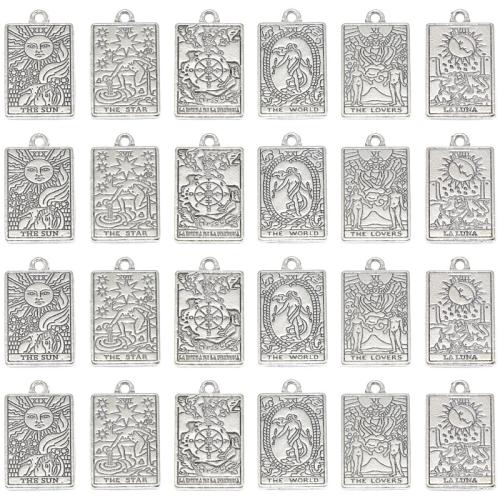 Tibetan Style Pendants, plated, DIY, more colors for choice, 23x14mm, 100PCs/Bag, Sold By Bag