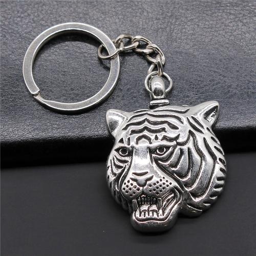 Tibetan Style Key Clasp, Tiger, Vacuum Ion Plating, DIY, more colors for choice, Sold By PC