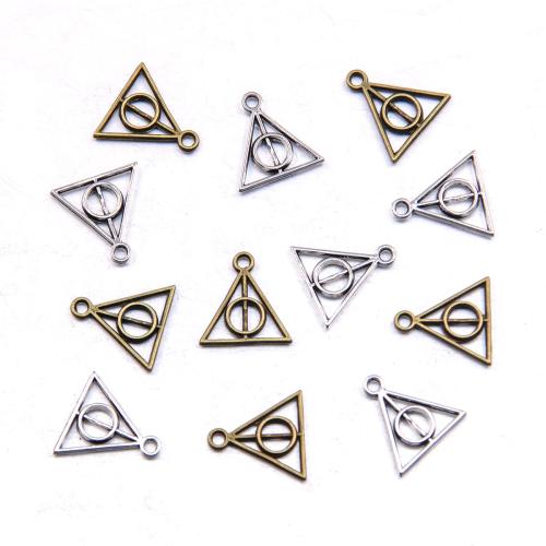 Tibetan Style Pendants, plated, DIY, more colors for choice, 13x13mm, 100PCs/Bag, Sold By Bag