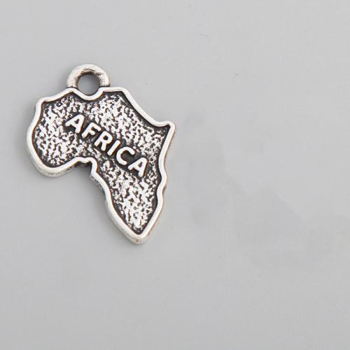 Pendentifs en alliage de zinc, Placage, DIY, 14x20mm, Vendu par PC