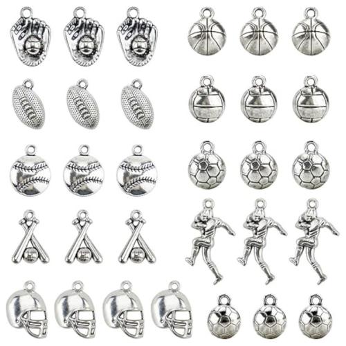 Tibetan Style Pendants, plated, DIY & different styles for choice, more colors for choice, 100PCs/Bag, Sold By Bag