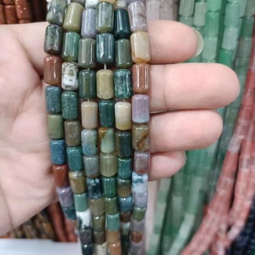 Gemstone Jewelry Beads, Natural Stone, DIY & different materials for choice, more colors for choice, 6x10mm, Approx 39PCs/PC, Sold By PC