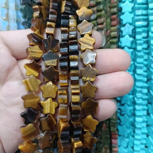 Gemstone Jewelry Beads, Natural Stone, Star, DIY & different materials for choice, more colors for choice, 12x12mm, Approx 20PCs/Strand, Sold By Strand