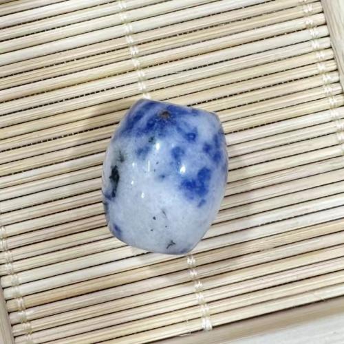 Gemstone Jewelry Beads, Natural Stone, Drum, DIY & different materials for choice, more colors for choice, 15x18mm, Sold By PC