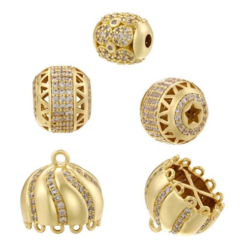 Brass Jewelry Beads, plated, DIY & different styles for choice, more colors for choice, Sold By PC