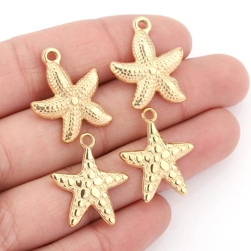 Tibetan Style Animal Pendants, Starfish, plated, DIY, more colors for choice, Sold By PC