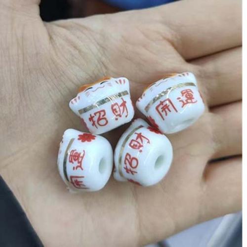 Porcelain Jewelry Beads, DIY & different size for choice, more colors for choice, Approx 100PCs/Bag, Sold By Bag