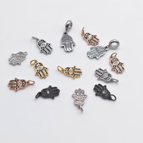 Stainless Steel Pendants, 304 Stainless Steel, plated, DIY & with rhinestone, more colors for choice, Sold By PC