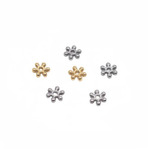 Stainless Steel Beads, 304 Stainless Steel, Snowflake, plated, DIY, more colors for choice, Sold By PC