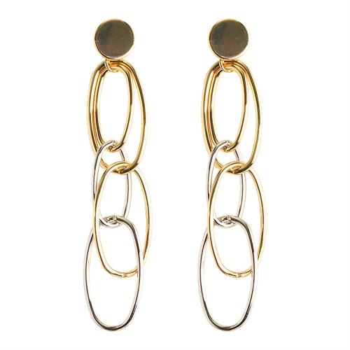 Brass Drop Earring, plated, fashion jewelry, more colors for choice, nickel, lead & cadmium free, 18x92mm, Sold By Pair