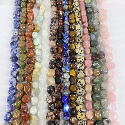 Gemstone Jewelry Beads, Natural Stone, Round, DIY & different materials for choice, more colors for choice, diameter about:8-10mm, Approx 40PCs/Strand, Sold By Strand