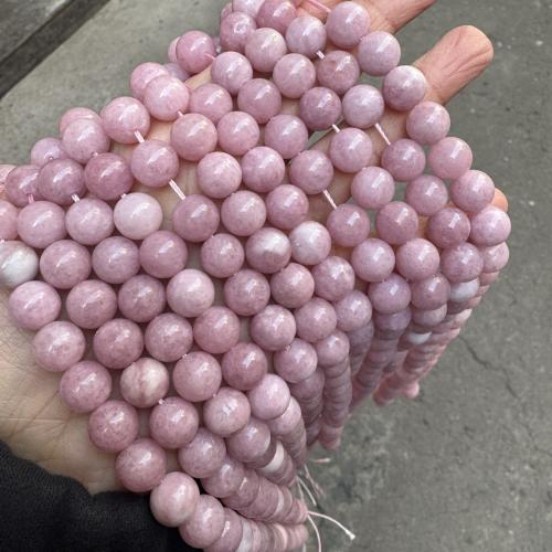 Gemstone Jewelry Beads, Kunzite, Round, DIY & different size for choice, more colors for choice, Sold By Strand