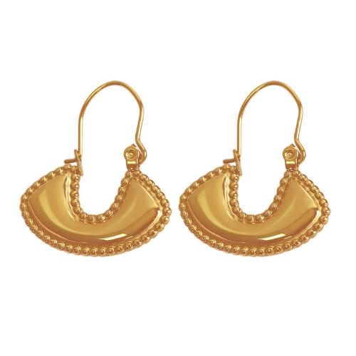 Acier inoxydable Levier Retour Earring, Acier inoxydable 304, sac à main, Placage, bijoux de mode & pour femme, doré, 29x25mm, Vendu par paire