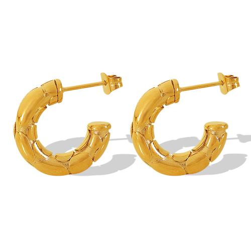 Boucle d'oreille de gaujon en acier inoxydable, Acier inoxydable 304, Placage, bijoux de mode & pour femme, plus de couleurs à choisir, Vendu par paire