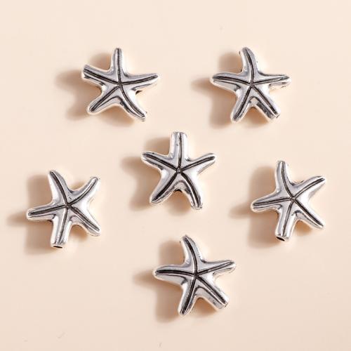 Tibetan Style Jewelry Beads, Starfish, plated, DIY, 20PCs/Bag, Sold By Bag