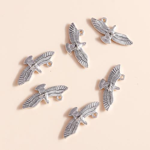 Tibetan Style Animal Pendants, Eagle, plated, DIY, 10PCs/Bag, Sold By Bag