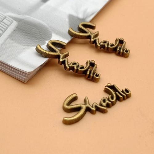 Tibetan Style Message Pendants, plated, DIY, more colors for choice, 24x10mm, 100PCs/Bag, Sold By Bag