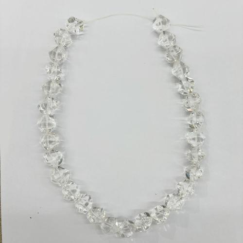 Natural Clear Quartz Beads, DIY & different size for choice & faceted, clear, Sold Per Approx 40 cm Strand