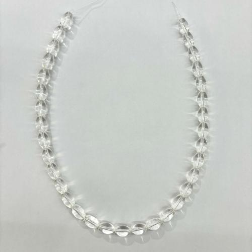 Natural Clear Quartz Beads, DIY, clear, 8x12mm, Sold Per Approx 38 cm Strand