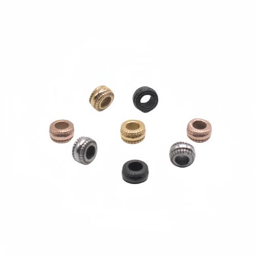 Stainless Steel Spacer Beads, 304 Stainless Steel, Vacuum Ion Plating, DIY, more colors for choice, 8.30x4.60mm, Hole:Approx 4.5mm, Sold By PC