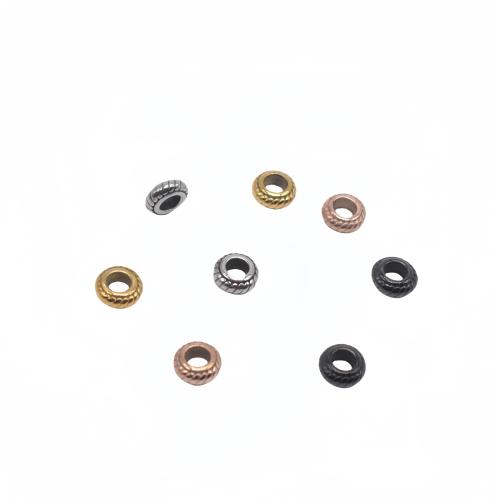 Stainless Steel Spacer Beads, 304 Stainless Steel, DIY, more colors for choice, 8.70x3.50mm, Hole:Approx 4.2mm, Sold By PC