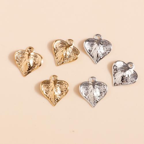 Tibetan Style Heart Pendants, plated, DIY, more colors for choice, 100PCs/Bag, Sold By Bag