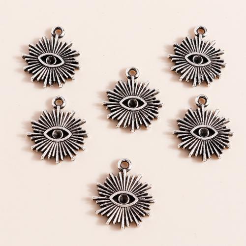 Tibetan Style Pendants, plated, DIY, 20PCs/Bag, Sold By Bag