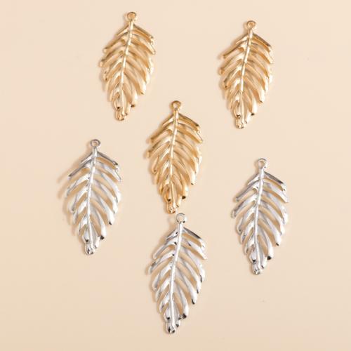 Tibetan Style Leaf Pendants, plated, DIY, more colors for choice, 20PCs/Bag, Sold By Bag