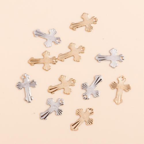 Tibetan Style Cross Pendants, plated, DIY, more colors for choice, 100PCs/Bag, Sold By Bag