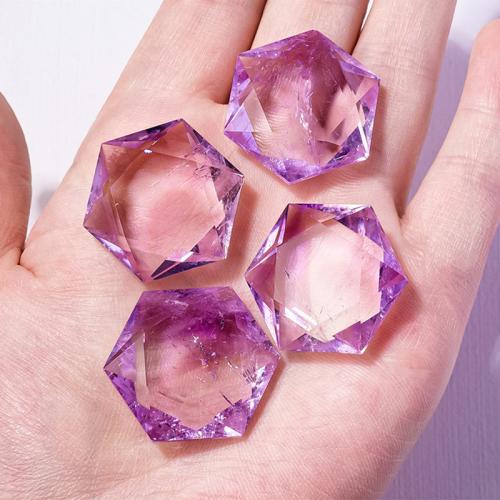 Amethyst Dekoration, Hexagram, verkauft von PC