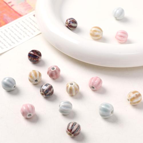 Porcelain Jewelry Beads, Round, DIY, more colors for choice, 11mm, Sold By PC