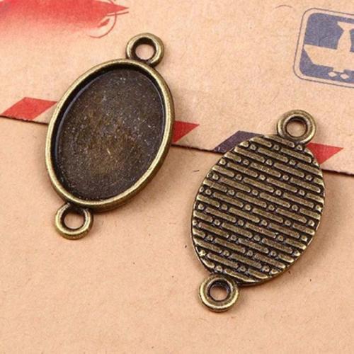 Zinklegierung Schmuckverbinder Einstellung, Schlüssel, plattiert, DIY, keine, 13x18mm, 100PCs/Tasche, verkauft von Tasche