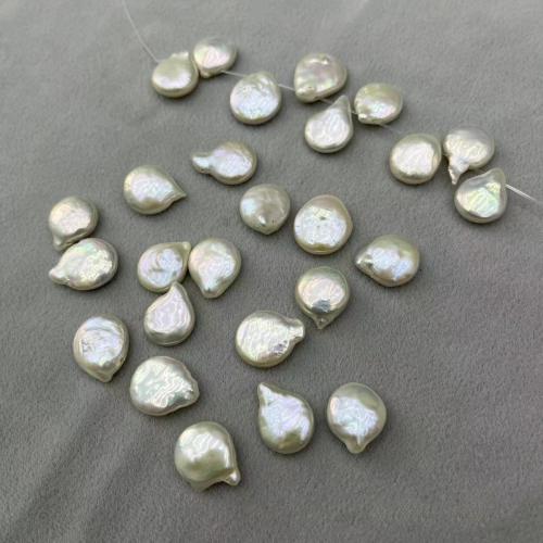 Cultured Baroque Freshwater Pearl Beads, Teardrop, DIY, white, about:13-14mm, Sold By PC