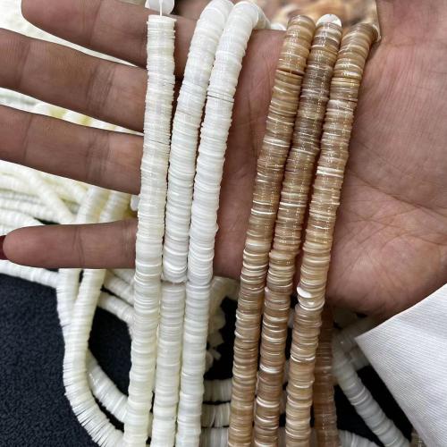 Natural Seashell Beads, Trochus, DIY & different size for choice, more colors for choice, Approx 370PCs/Strand, Sold By Strand