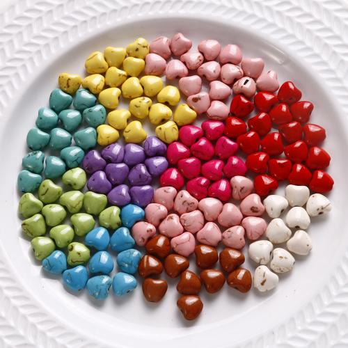 Magnesite Beads, Heart, dyed & DIY, more colors for choice, Sold By PC