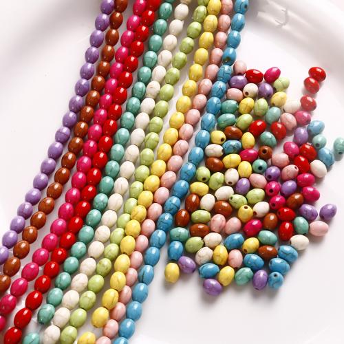 Magnesite Beads, dyed & DIY, more colors for choice, 7x8mm, Sold By PC