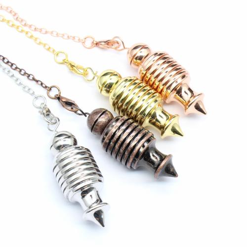 Brass Pendulum, plated, fashion jewelry, more colors for choice, nickel, lead & cadmium free, 39x15mm, Length:22 cm, Sold By PC