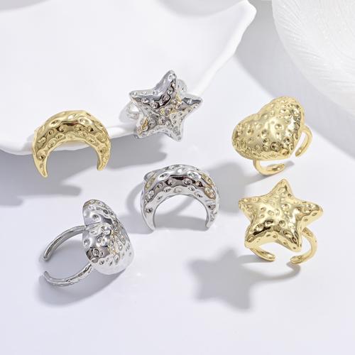 Brass Finger Ring, plated, fashion jewelry & different styles for choice & for woman, more colors for choice, Sold By PC