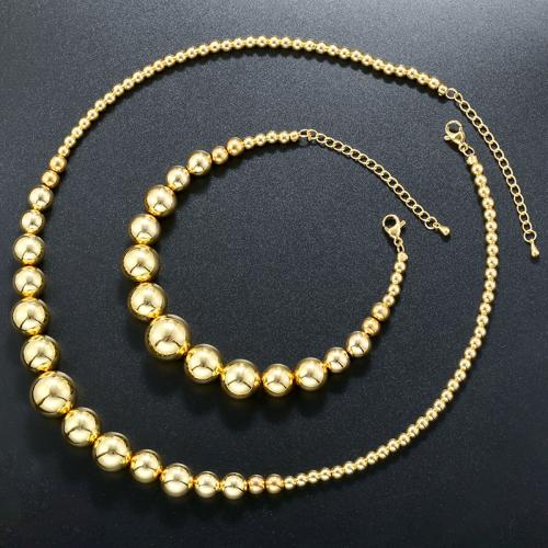 Brass Jewelry Set, plated, fashion jewelry & different styles for choice & for woman, more colors for choice, Sold By PC