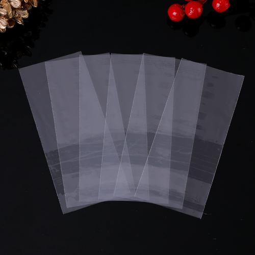 PE plastique Sachet plastique zip, rectangle, Anti-poussière & normes différentes pour le choix & imperméable, transparent, 100PC/sac, Vendu par sac