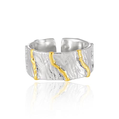 Argent sterling 925 Cuff Bague, réglable & pour femme, plus de couleurs à choisir, Taille:6.5, Vendu par PC