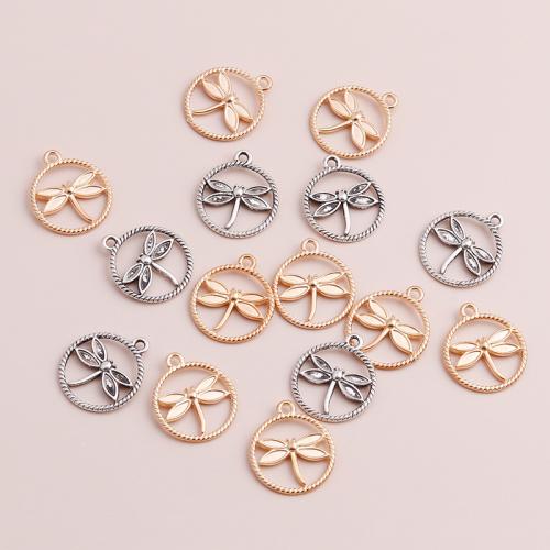 Tibetan Style Animal Pendants, Dragonfly, plated, DIY, more colors for choice, 20PCs/Bag, Sold By Bag